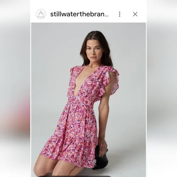 STILLWATER THE JESSE FLORAL DRESS SZ MEDIUM - Picture 3 of 13